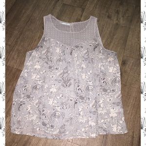 💚Maurices floral tank size XL